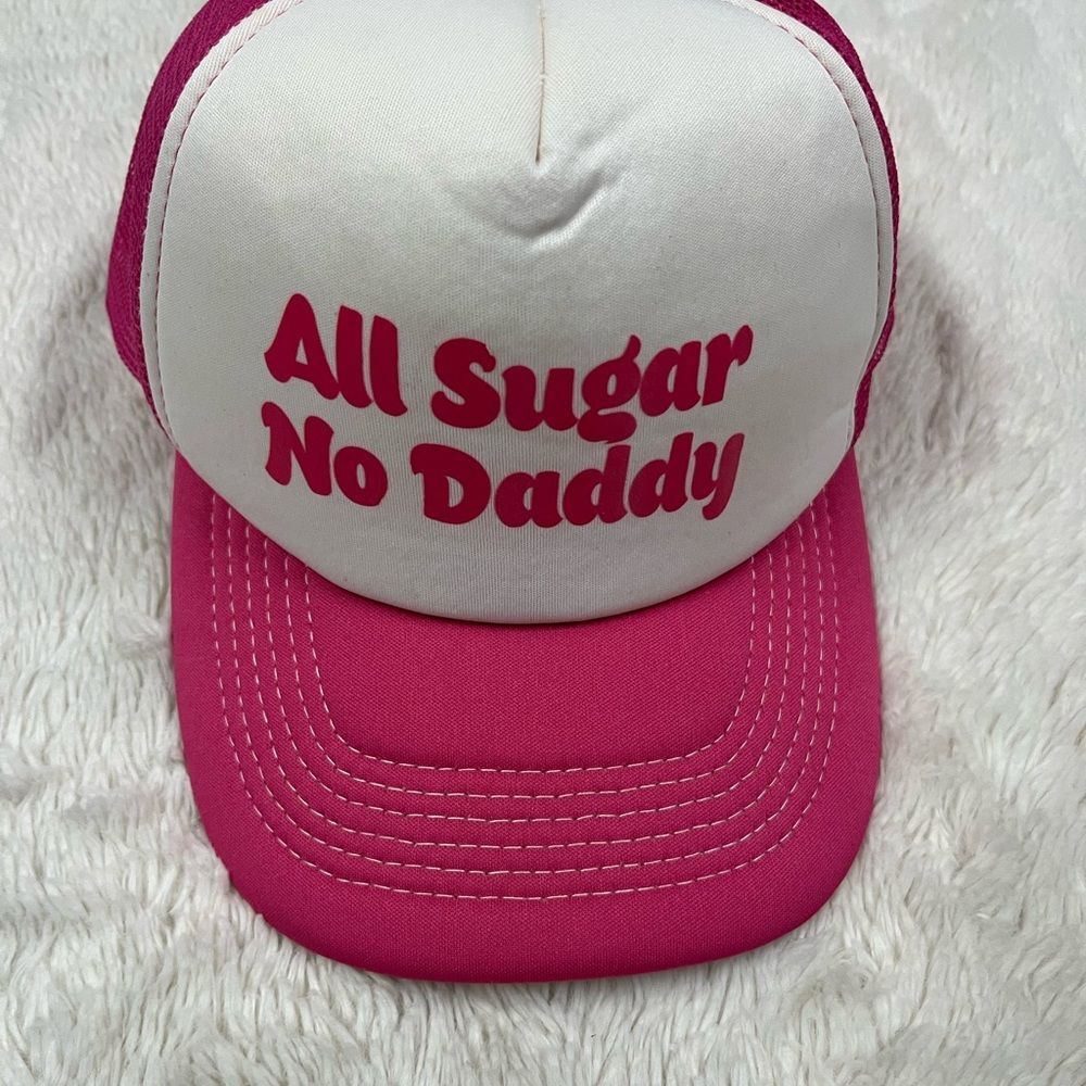 FRANCESCAS✨Pink and White Trucker Hat